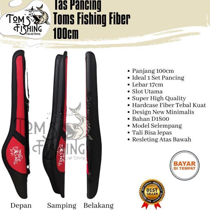 Pesce- Tas Pancing Shimano Fiber 100Cm New Desn Minimalis ( 1 Set Pancing) Kaku - Toms Fishing