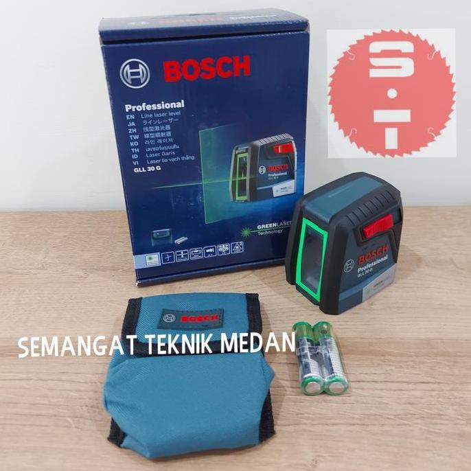 Bosch GLL 30 Laser Garis Waterpass Hijau - Spirit Level