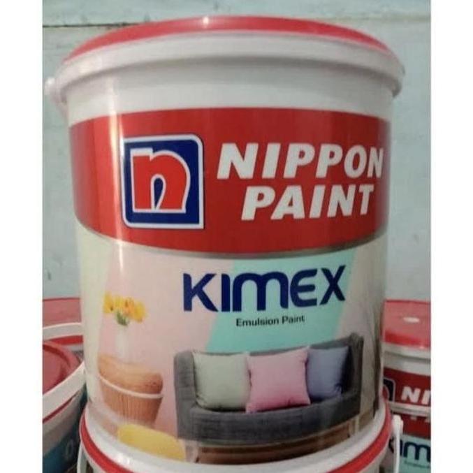 TERBARU - CAT TEMBOK NIPPON PAINT PUTIH KIMEX BS 9102 5KG 5 KG 9102 SS WARNA LAI