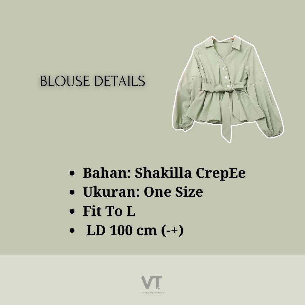 LIMITED DEAL One Set Mery (Hijab, Blouse, Rok) Setelan Baju Wanita hijab OOTD Korea
