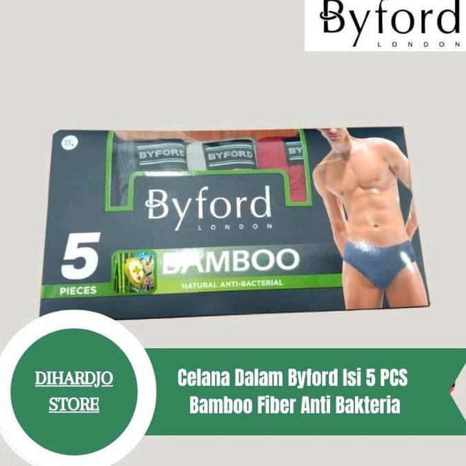 Sale Byford Celana Dalam Pria Segitiga Isi 5 Pcs Bamboo Fiber Anti Bakteria