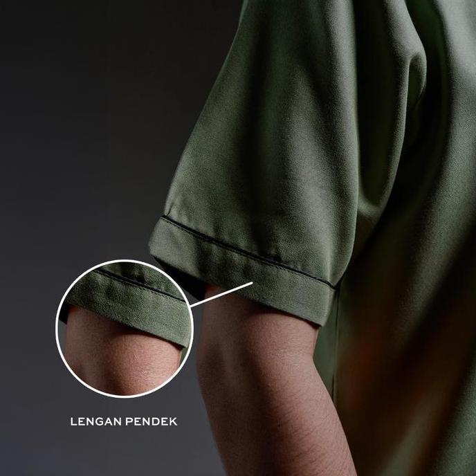 Gerai Hawa - Ghaly Kemeja Pria Lengan Pendek Baju Koko Dewasa Daily & Premium