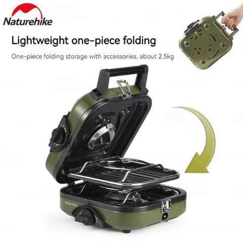 Kompor lipat naturehike NH22RJ003 double burner camping piknik DVS