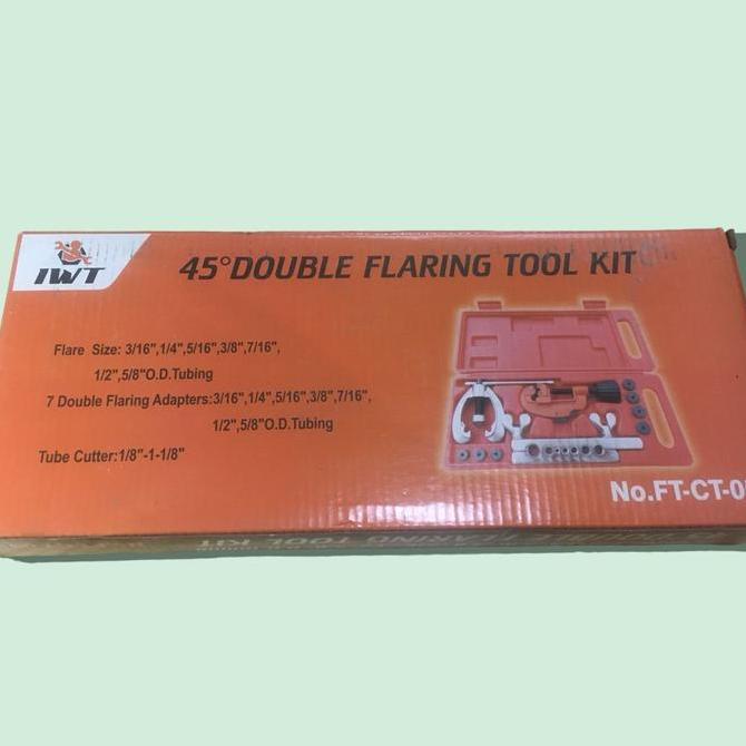 Double Flaring Tool kit merek IWT tipe FT-CT-05