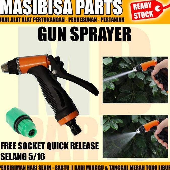 SPRAYER GUN / TEMBAKAN AIR TAMAN / CUCI MOBIL / MOTOR / AC