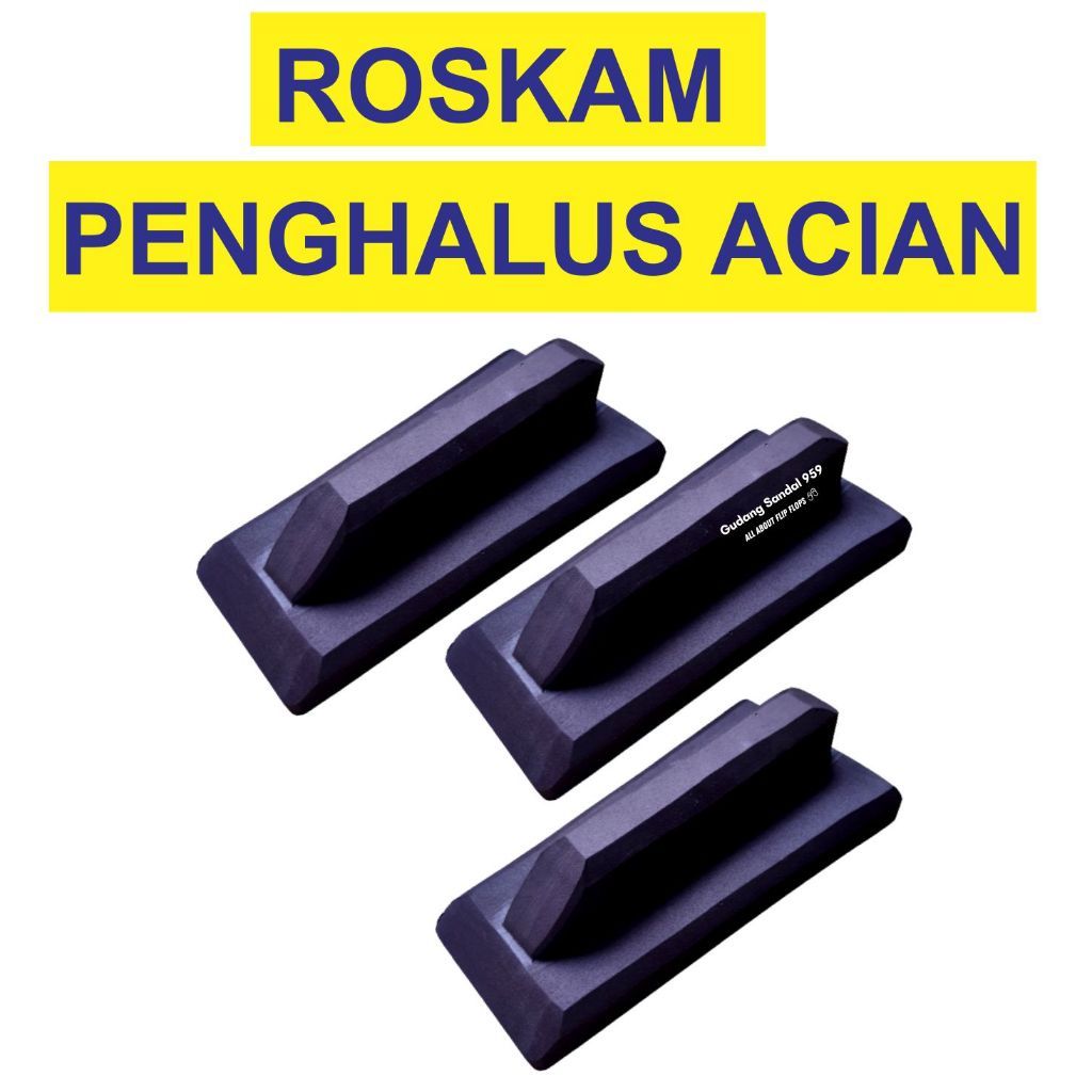 Roskam Karet Spon Ati Tebal 5 Cm Hitam Ukuran 20X10Cm Gosokan Acian Penghalus Tembok Semen