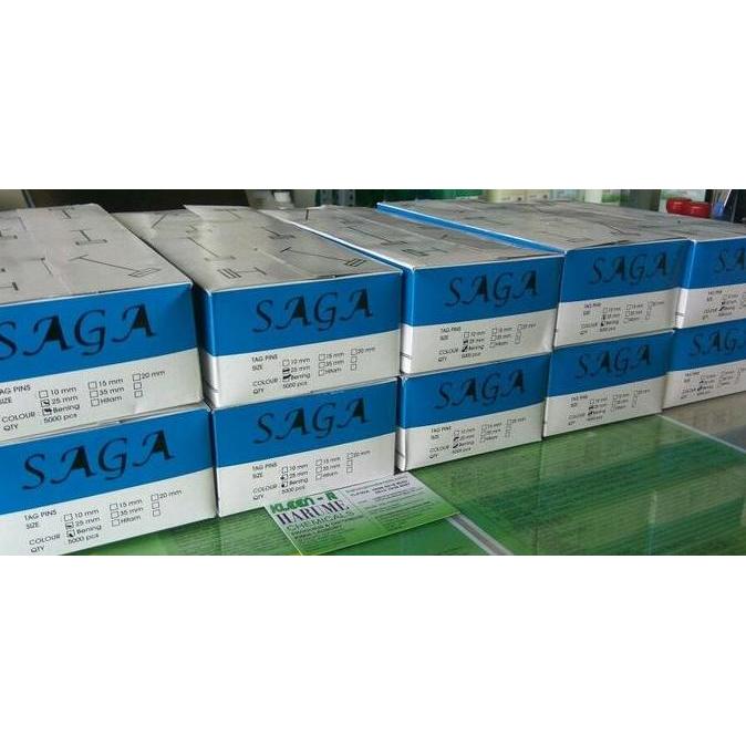 Herz- Tag Pin Bening 25Mm Saga 5.000 Pcs Per Box, Bahan Pp