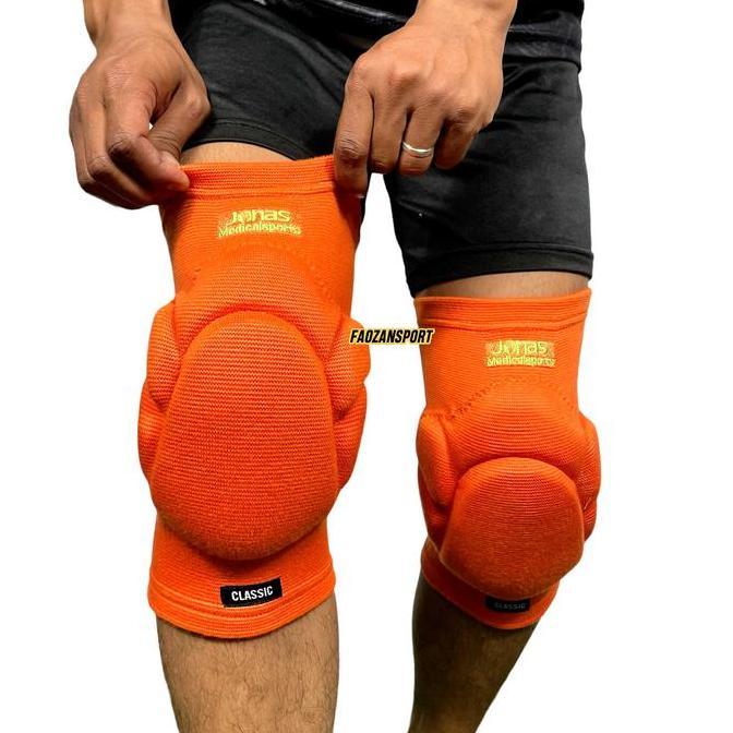 Kneepad Futsal jonas V2 Knee pad Original pelindung deker lutut kiper warna hitam putih biru merah T