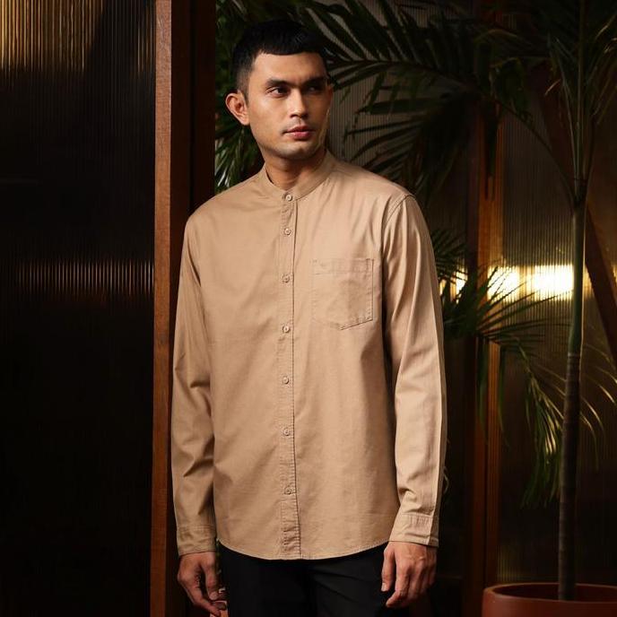 Emba Classic - Rona Kemeja Koko Pria Kerah Shanghai Lengan Panjang Collection Baju Muslim