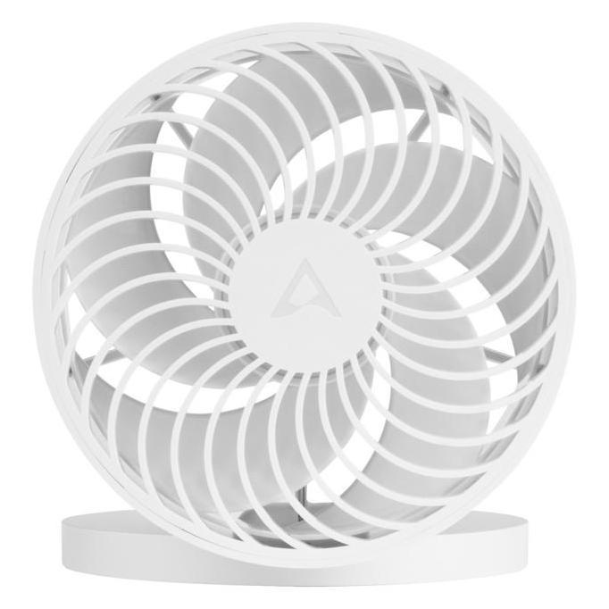Arctic Summair Plus Foldable Table Fan With Integrated Battery - White