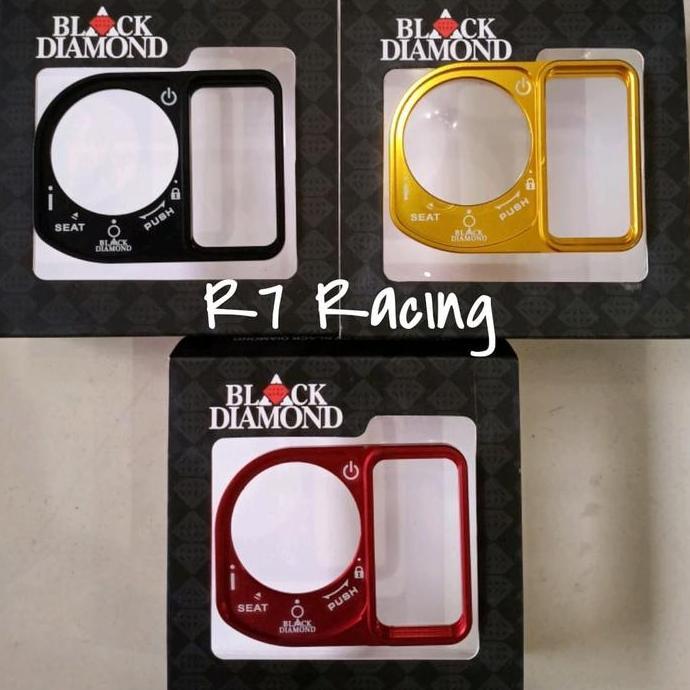 COVER KUNCI TUTUP LIST KUNCI KONTAK CNC BLACK DIAMOND ADV 150 PCX 150, VARIO 125/150 BESTSELLER