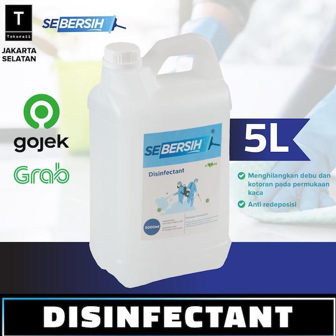 Sixbase_Custom - Disinfectant Antiseptik Cairan Disinfektan Sebersih 5 Liter - Gojek