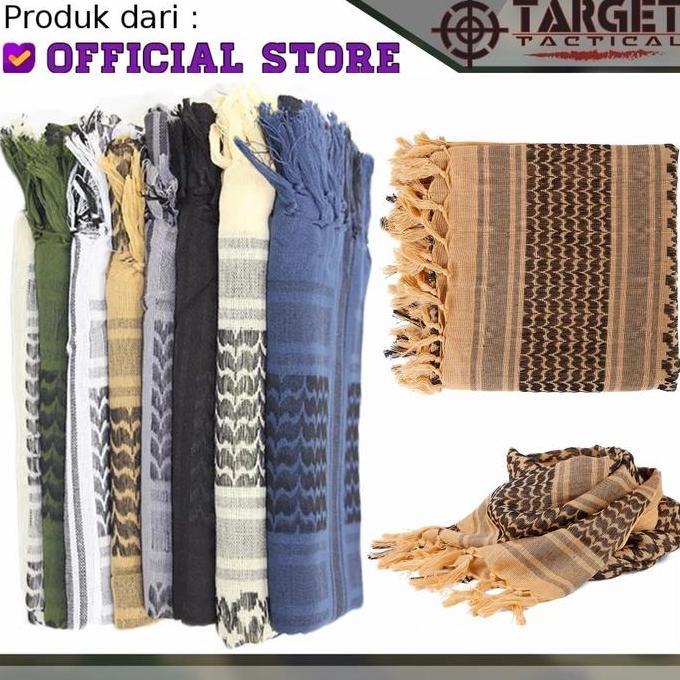 Sorban Tactical Shemagh Scarf Syal Muslim Army Loreng Baju Koko