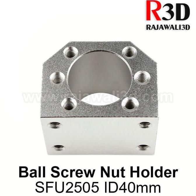 Nut Holder Housing Ball Screw SFU 2505 40mm 6 Hole