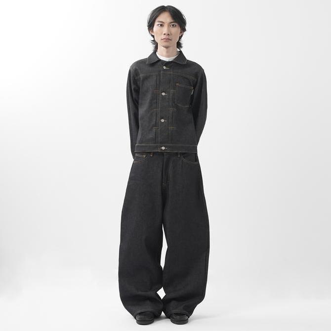 Anata- Forma Wide Raw Denim Pants By Money Alter / Celana Panjang Bahan Denim / Celana Unisex