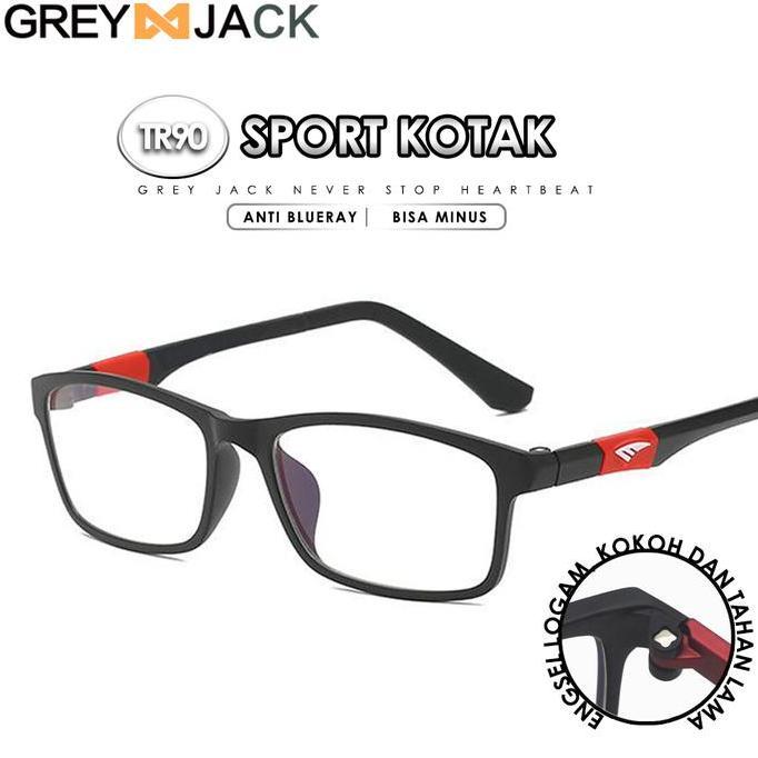Donna- Grey Jack Kacamata Anti Radiasi Blueray Tv Dan Anti Uv Bf-132