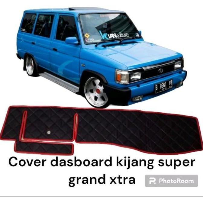 COVER DASHBOARD MOBIL KIJANG GRAND EXTRA DASBOR TRUK INTERIOR VARIASI TANPA GARANSI UNIKON BIRU PERL