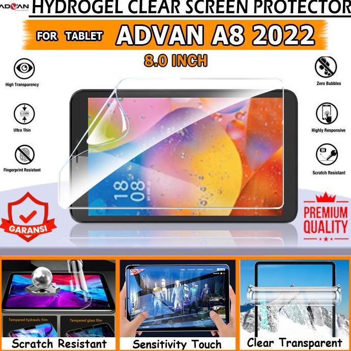 NEW Advan Tab A8 2022 A 8 Advance Anti Gores Antigores Bening Screenguard