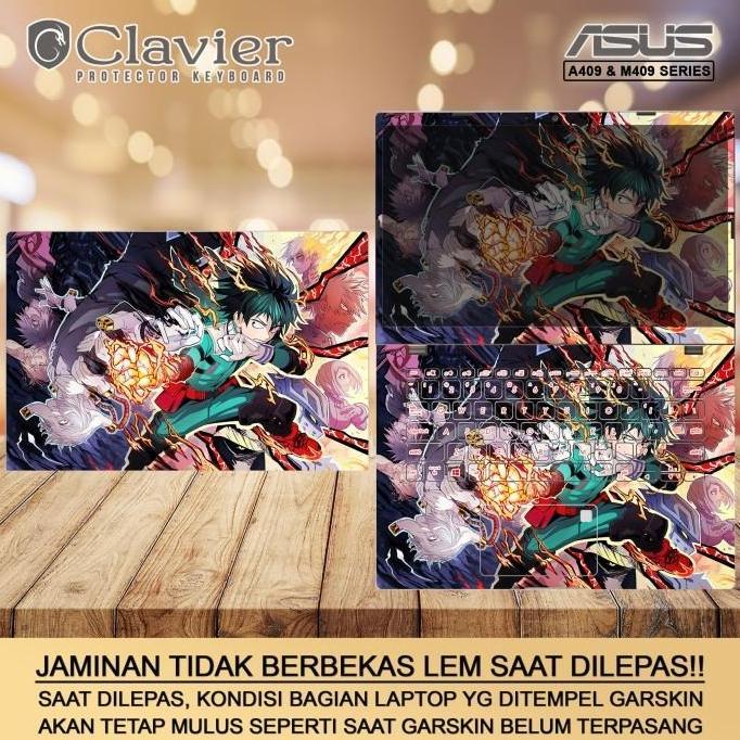 TERMURAH - Cover Garskin Laptop Asus M409 M409B M409BA M409D M409DA Transparan