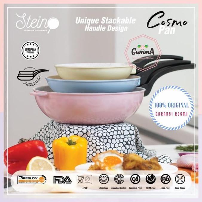 TERBARU - Cosmo Pan Steincookware Cosmo Pan Stein Pastel Color