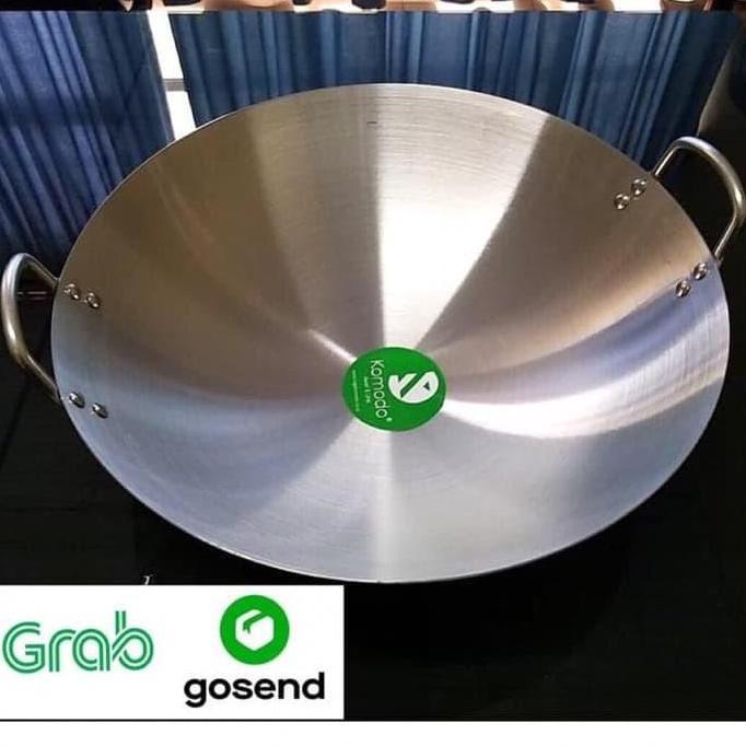 HARGA DISC - 50 CM Kuali Komodo Wajan Penggorengan Stainless I Wajan Kamilia Komodo