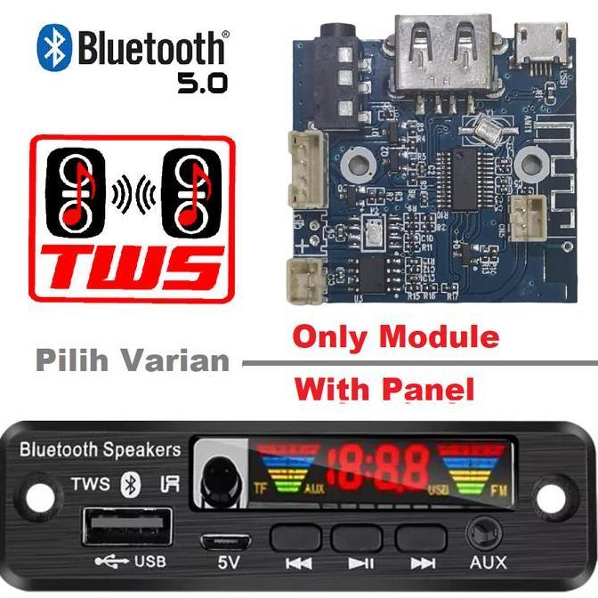 KIT MODUL Bluetooth 5.0 TWS MP3 USB Lossless PLAYER FM Radio Remote