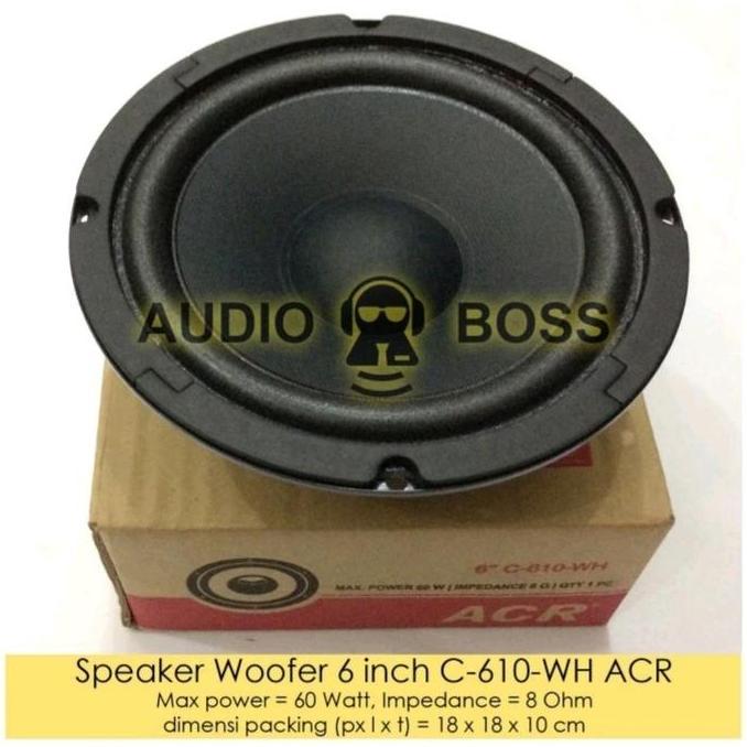 Speaker Woofer 6" ACR 610 6 inch ACR C 610 WH