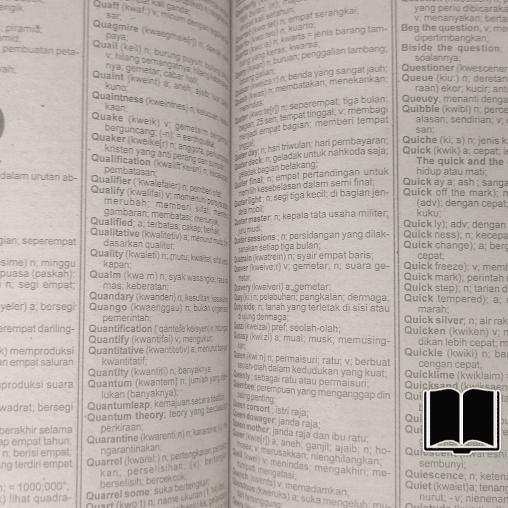 Kamus Lengkap Bahasa Inggris / Kamus Bahasa Inggris +Bahasa Indonesia Besar 925 Triliyun