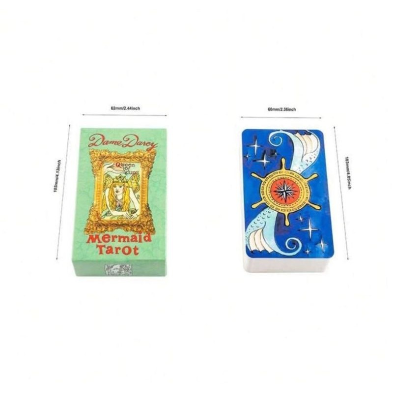 Dame Darcy Mermaid Tarot 78 Deck Green Box