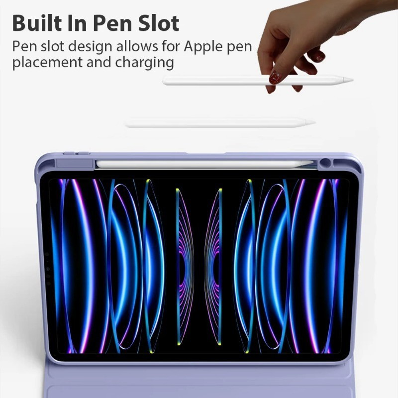 Case Lenovo Xiaoxin Pad 11 2025 / Xiaoxin Pad 11 Inch 2024 360 Rotate Flip Case Acrylic Crystal Clea