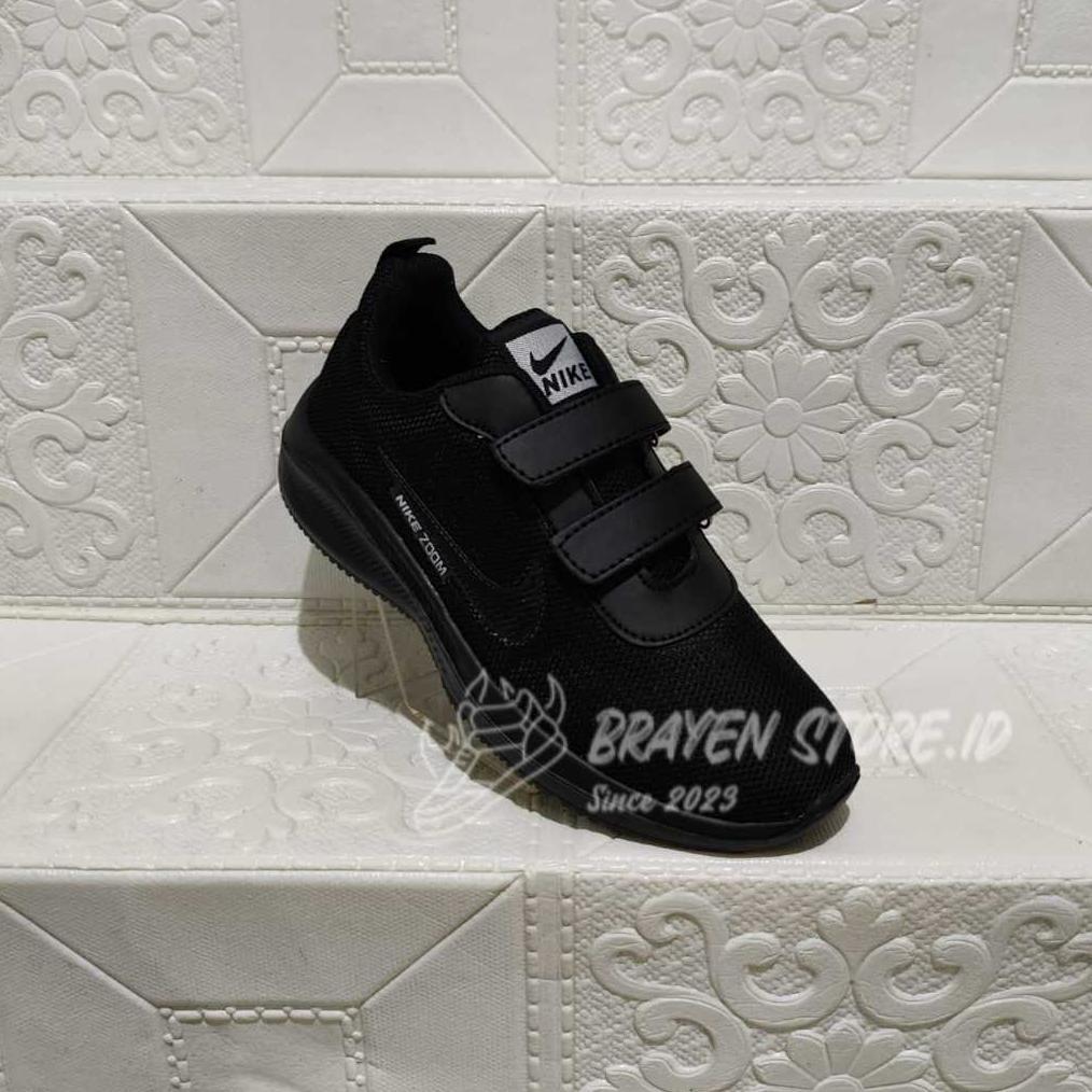 Free Ongkir Sepatu Sekolah Anak Hitam Polos Sepatu Sekolah Anak Pria Wanita Hitam Putih  Paud Tk Sd 