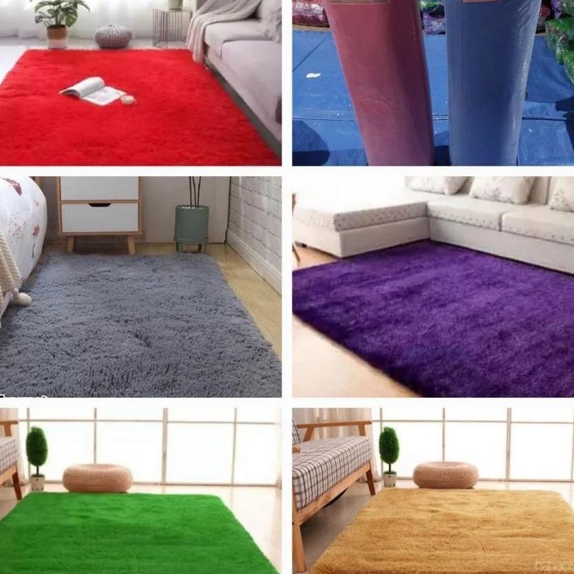 Karpet Lantai Bulu Tebal - Karpet Bulu Rasfur Jumbo-Karpet Lantai