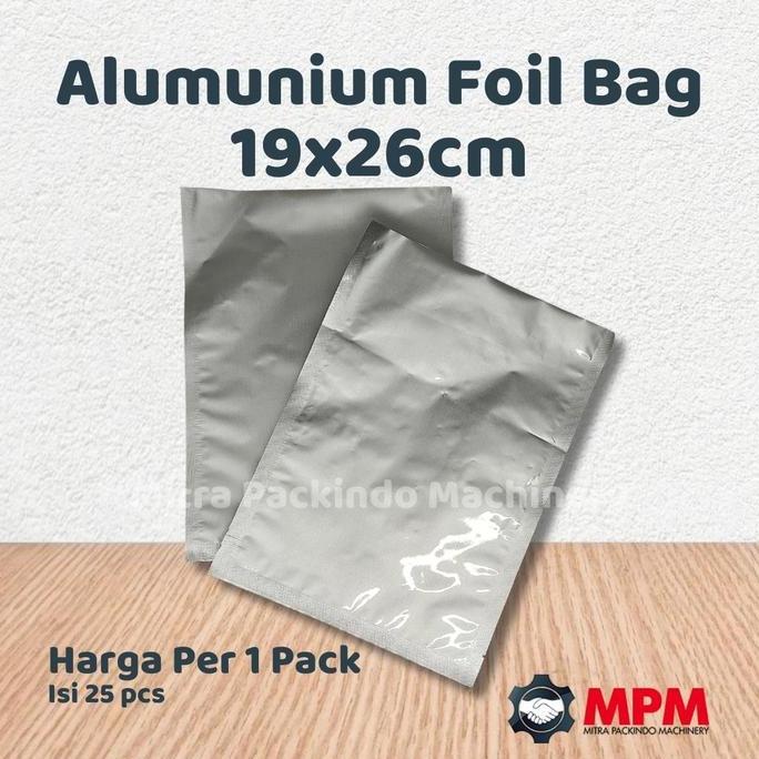 Aluminium Foil Bag 19x26 cm / Kemasan Sachet Foil Alumunium 19x26cm