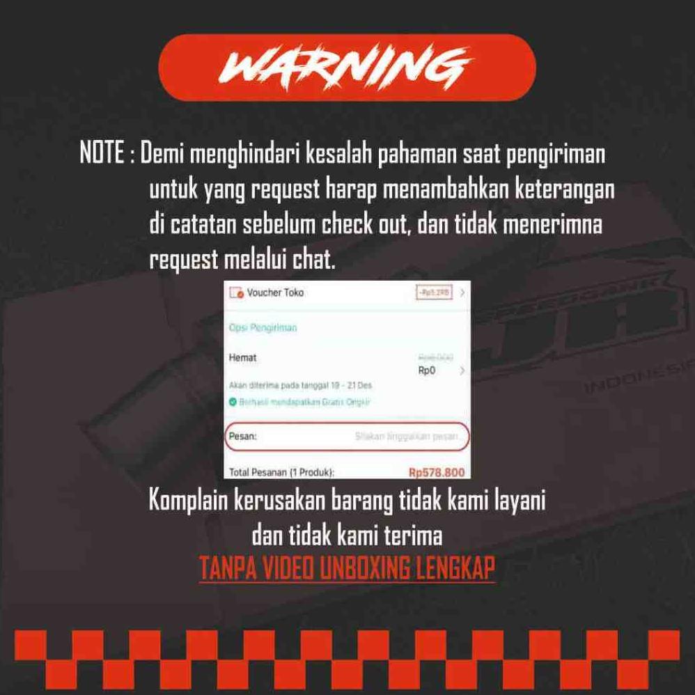 KASIHMURAHS SILINCER KNALPOT RACING INLET 38 ORIGINAL AJR SPEED INDONESIA MODEL KAWAHARA BEBAS REQUE