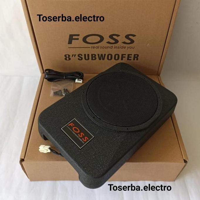Subwoofer Kolong Jok 8 inch pasif 8in Foss Genetic audio mobil terlaris