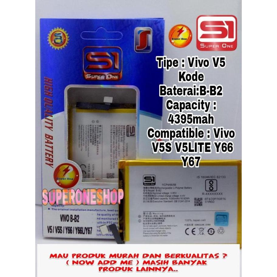 BATERAI VIVO V5/V5S DOUBLE POWER