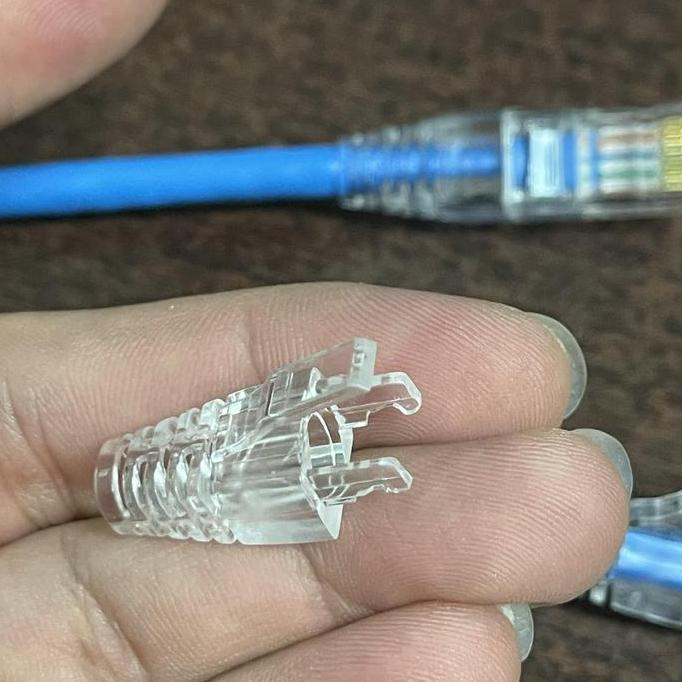 Grosir Konektor Rj45 Kabel Utp Cat 6 1 Giga Anti Gagal / Konektor Rj45 Cat 6A 23 Awg Anti Gagal