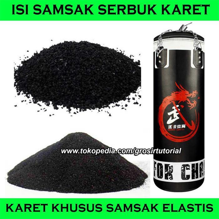 ISI SAMSAK KARET VULKANISIR, ISI SAMSAK SERBUK KARET ELASTIS