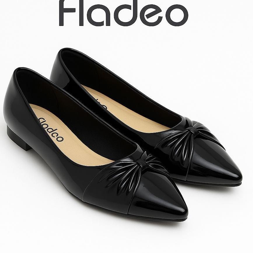 Sepatu Flatshoes Wanita Fladeo Terbaru Model Pita
