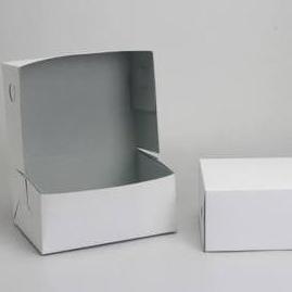 Kotak Kue Gs Polos 12X16 (1Pak=100Pcs) / Snack Box