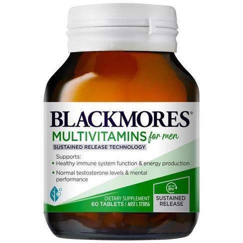 (Terbaru) Blackmores Multivitamin for Men Men's Mens Man Performance Multi Black Mores More Blackmor