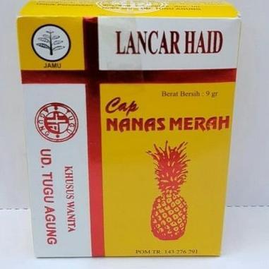 (Terbaru) COD-Jamu Nanas Merah Lancar Haid asli (Terlaris)