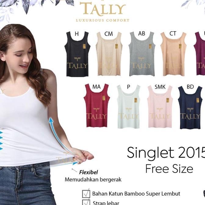 Tengtop | Tank Top Singlet Wanita Tally 2015 Freesize Fit To Xl