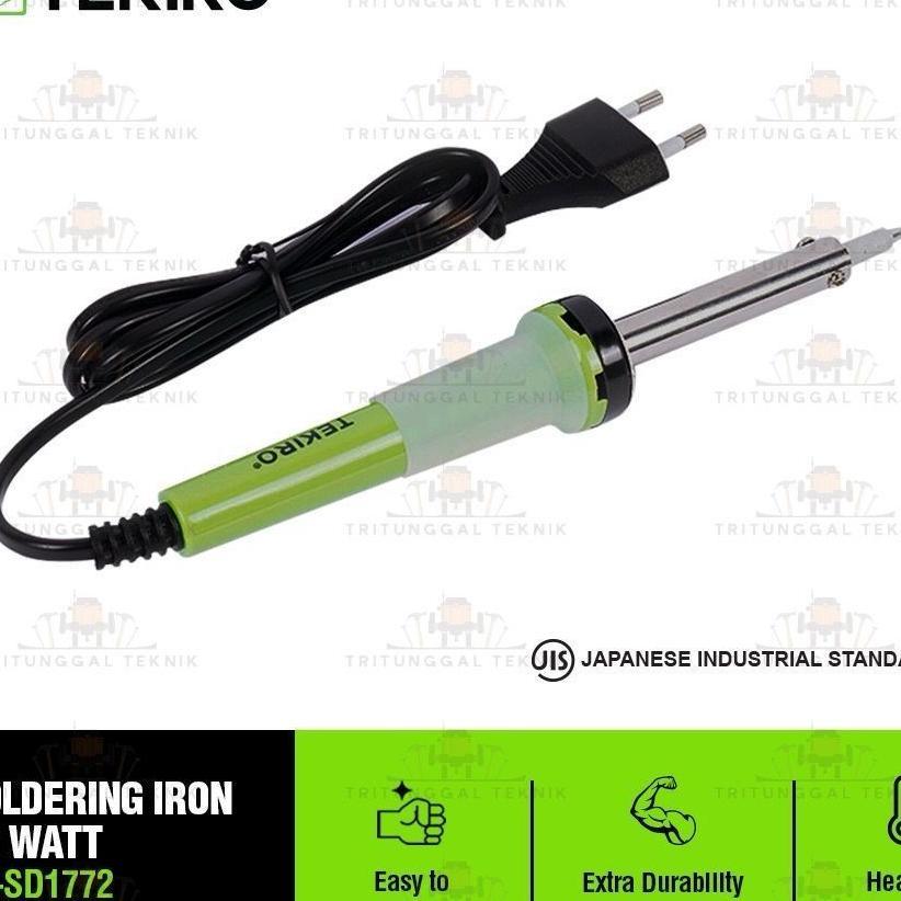 Tekiro Solder Listrik 60 Watt | Soldering Iron Solder Model Lurus 60 W  40 Watt Terbagus