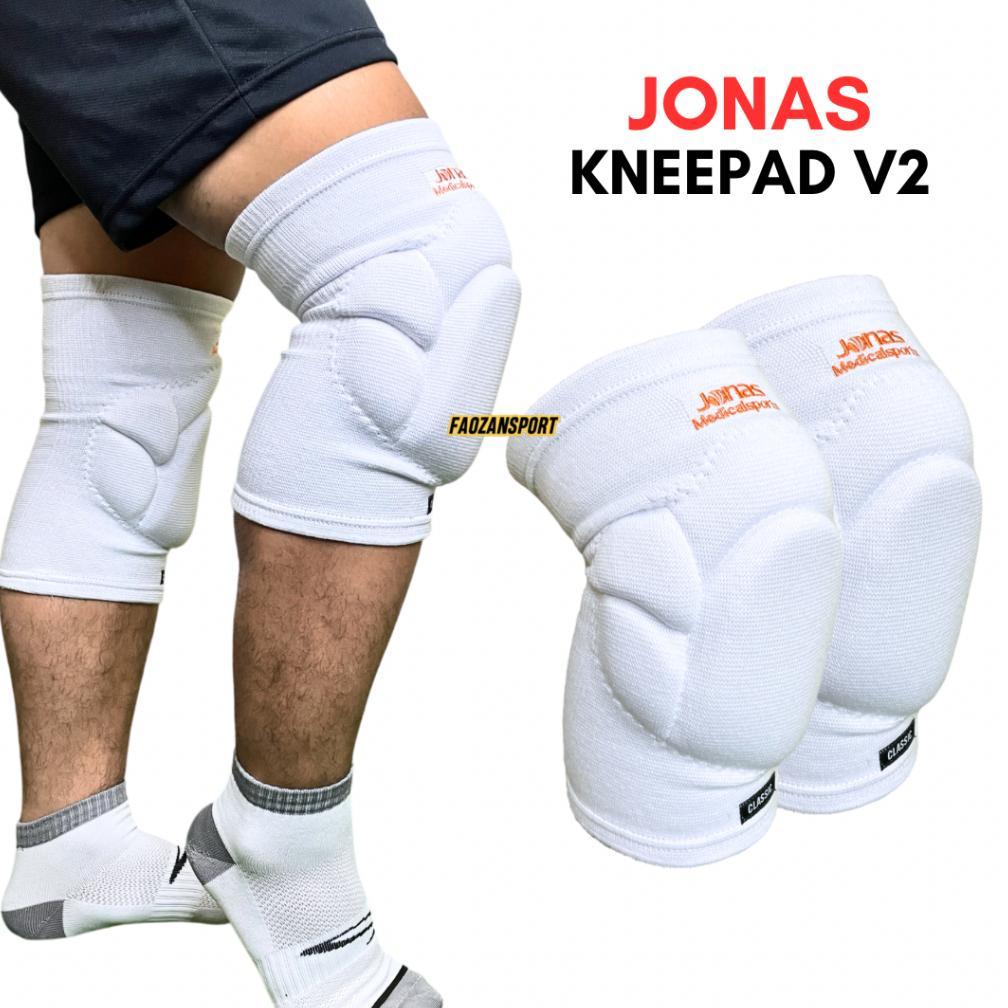 Knee Pad Deker Kaki Jonas Original Kneepad Jonas V2 Classic Pelindung Lutut Kiper Sepakbola Futsal