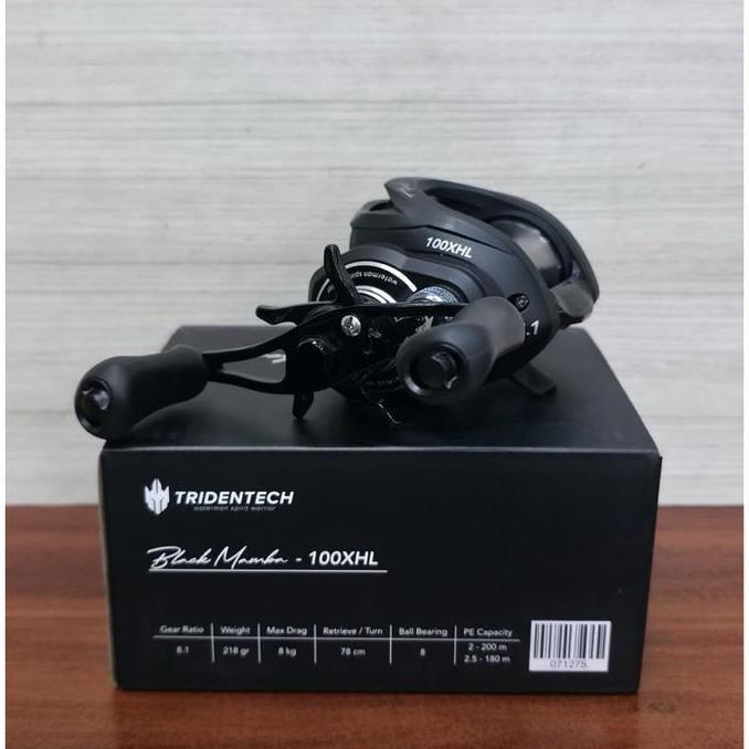 Reel Baitcasting Tridentech Black Mamba 100Xhl