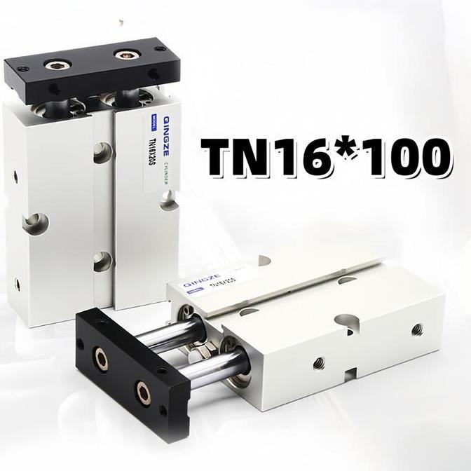 MANAZY Cylinder Double Acting Rod Cylinder Pneumatic Twin Rod Double Rod Tn16 x100 Persamaan