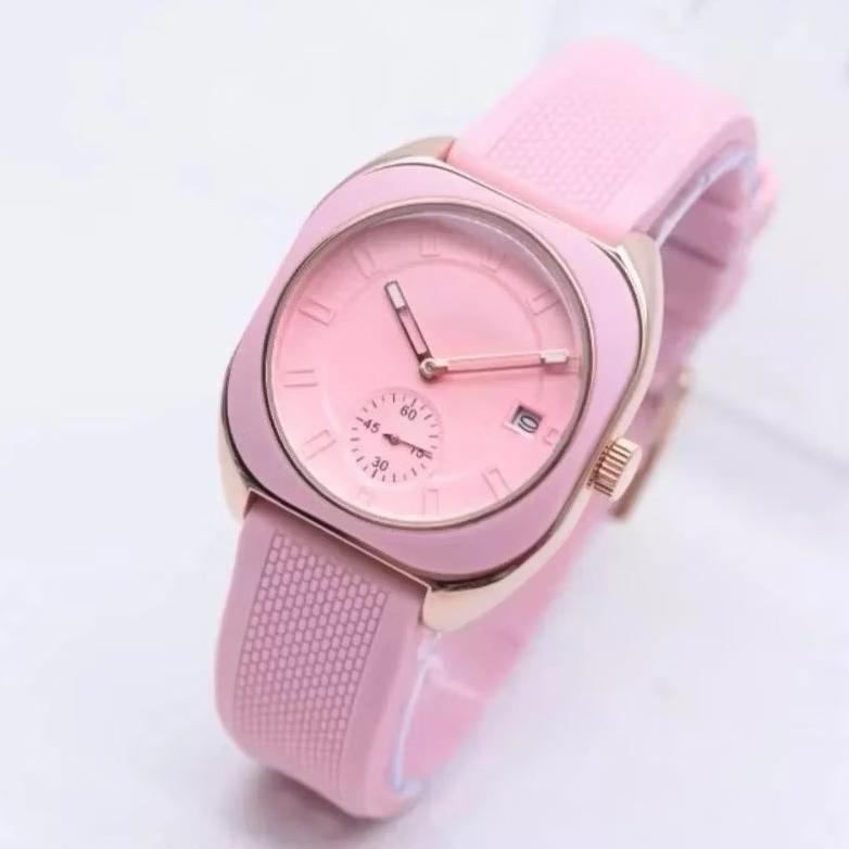 NEW ARRIVAL COD (BESTSELLER) JAM TANGAN WANITA FOXXIL RUBBER DETIK BAWAH OFF F0-00374 - BISA COD,, B