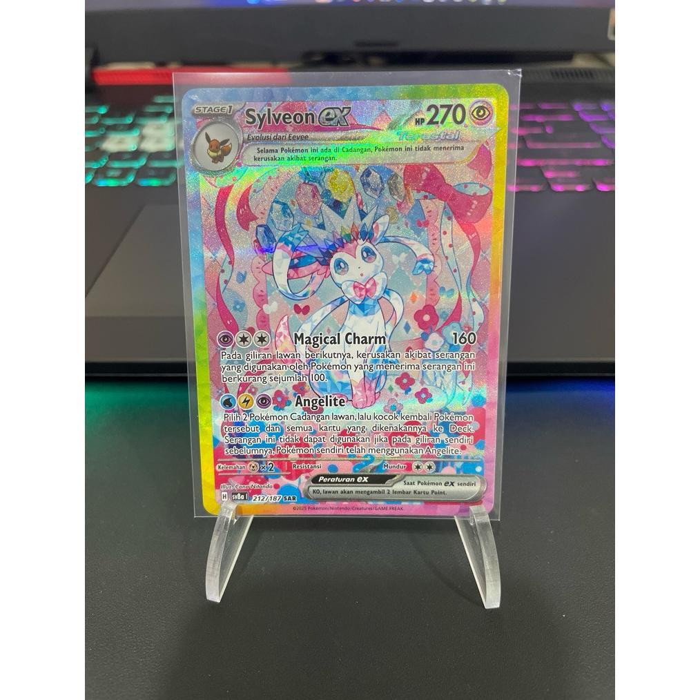 Discount Pokemon Tcg Indonesia Sv8A Sylveon Ex 212/187 Sar