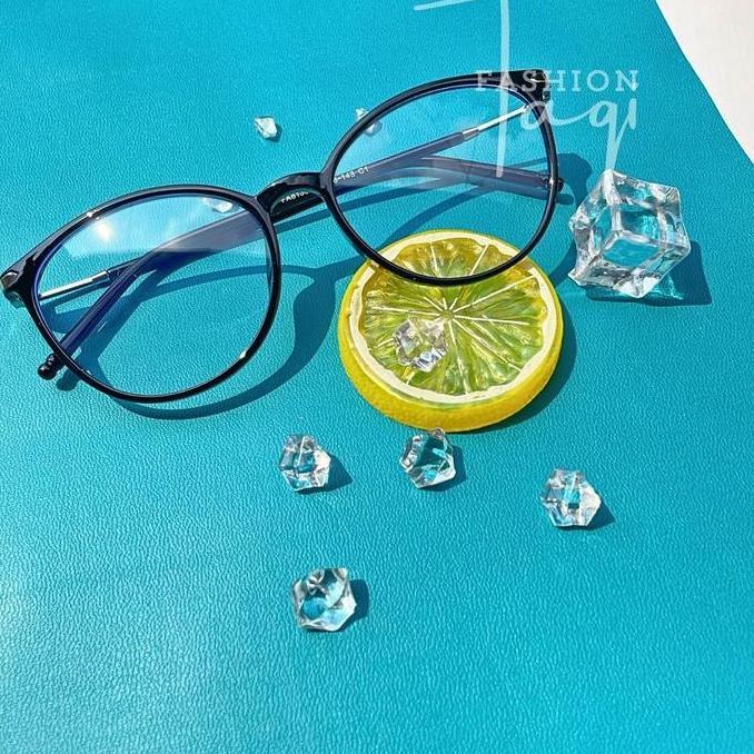 Grosir (Beli 1 Gratis 1) Kacamata Mafaza Series - Frame Kacamata Wanita Cate Eyes Lentur Tf8136 Minu